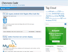 Tablet Screenshot of chevronscode.com